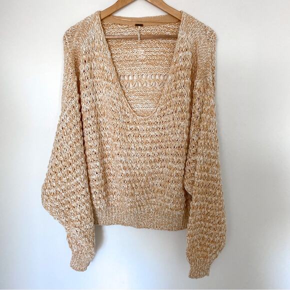 Free People Coconut V-Neck Sweater - Picture 4 of 8